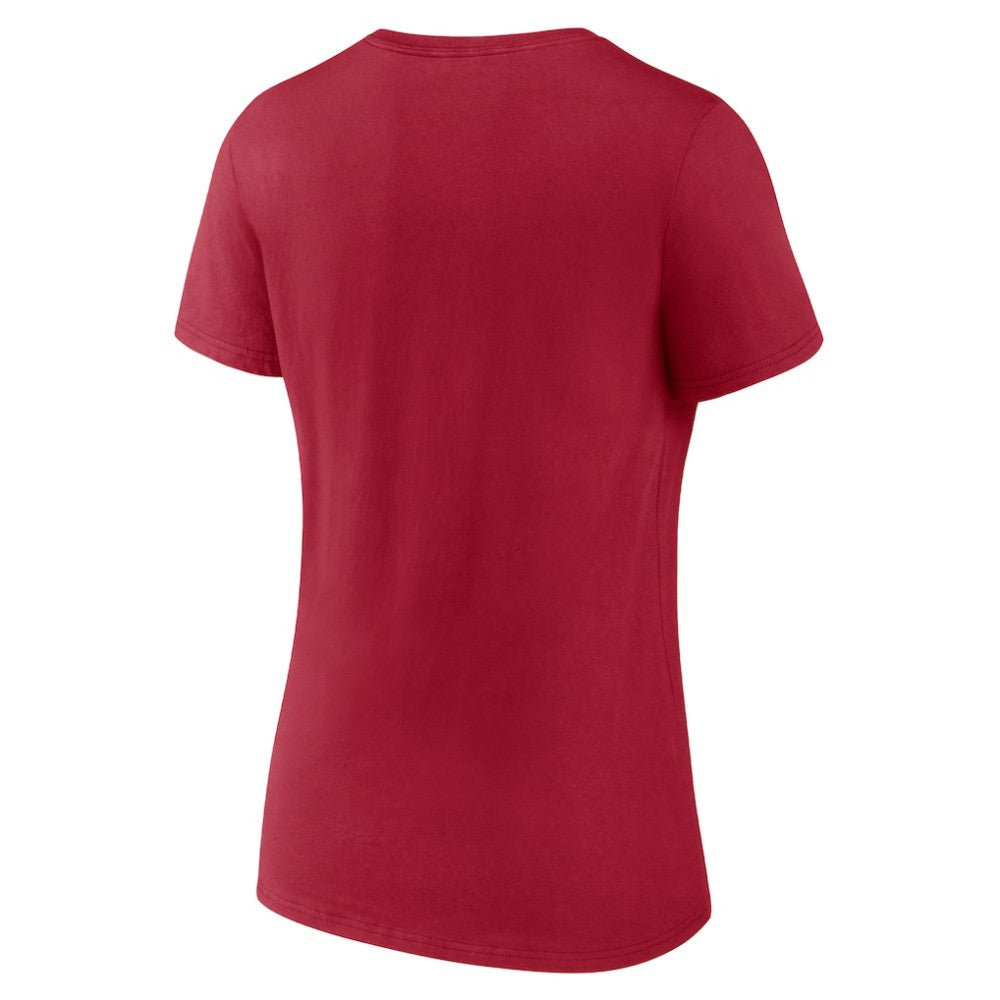 Arizona Diamondbacks Women's One And Only V-Neck T-Shirt Red