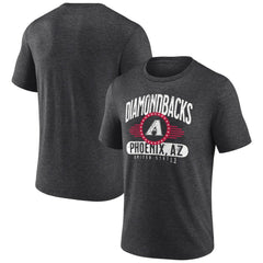 Arizona Diamondbacks Badge of Honor Tri-Blend T-Shirt Charcoal