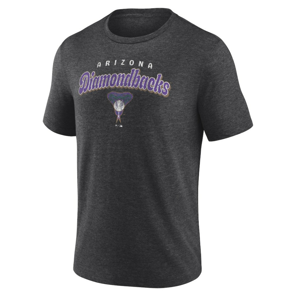 Arizona Diamondbacks Wonderment Tri-Blend T-Shirt Charcoal