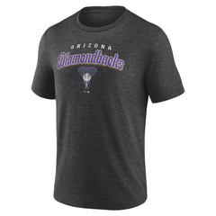 Arizona Diamondbacks Wonderment Tri-Blend T-Shirt Charcoal