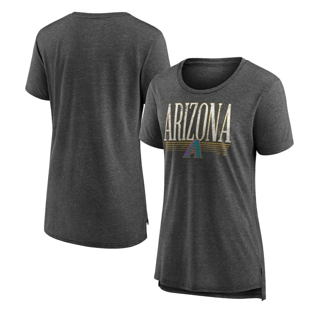 Arizona Diamondbacks Women's Toppler Tri-Blend T-Shirt Gray