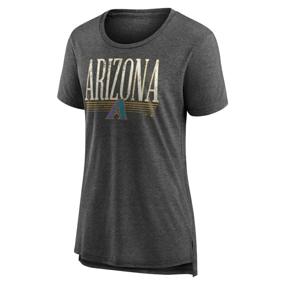 Arizona Diamondbacks Women's Toppler Tri-Blend T-Shirt Gray