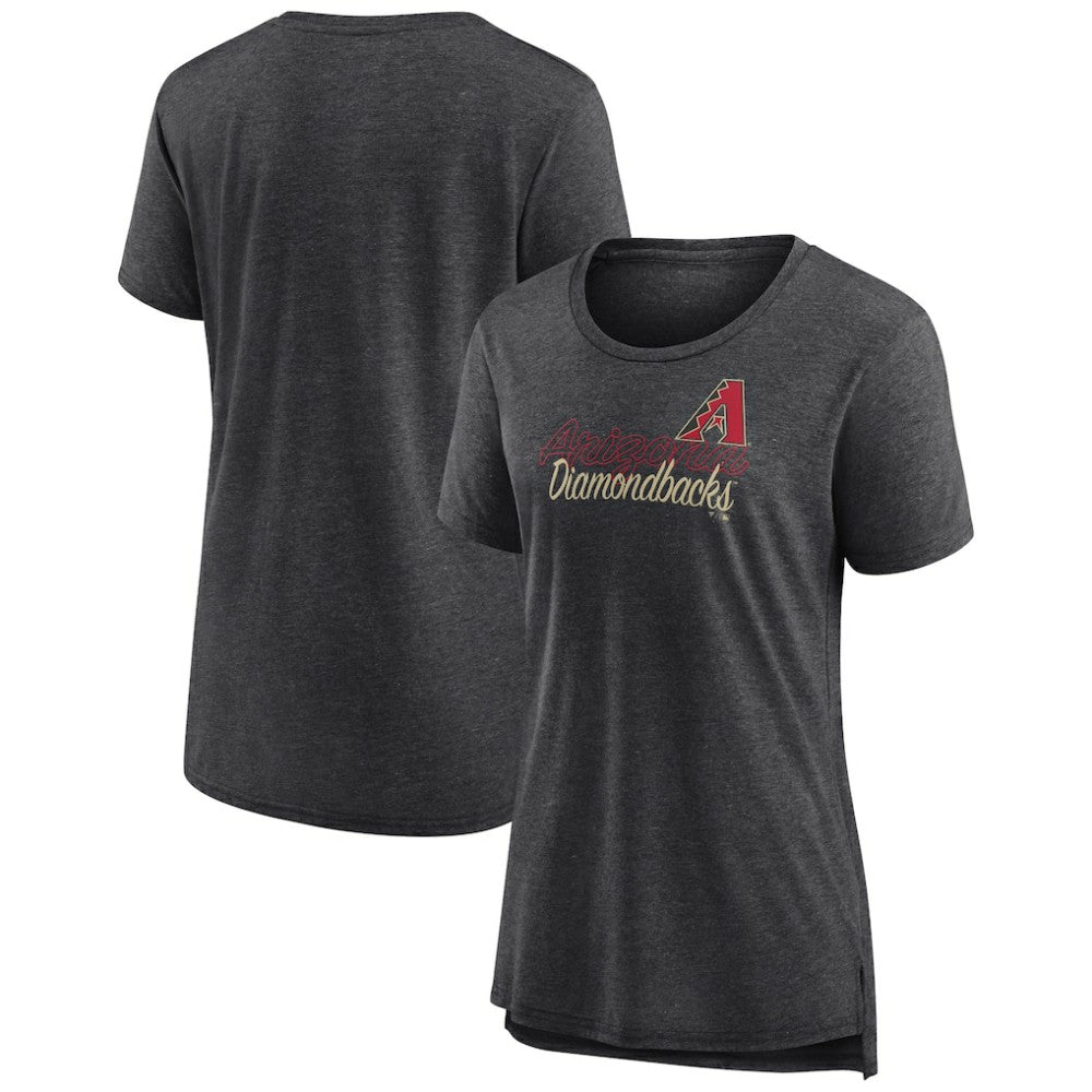 Arizona Diamondbacks Women's Practice Time Tri-Blend T-Shirt Gray