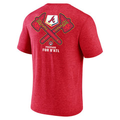 Atlanta Braves BATL Tri-Blend T-Shirt Red
