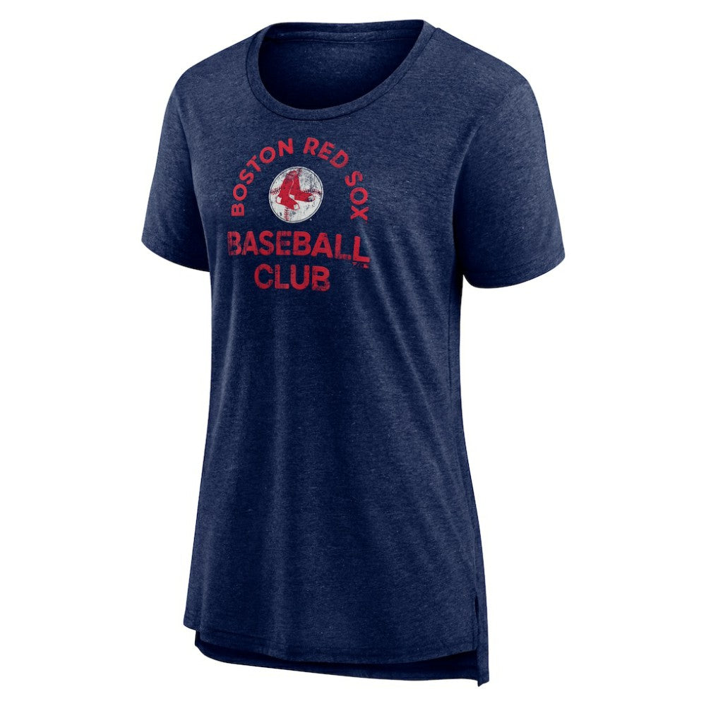 Boston Red Sox Women's Selected First Tri-Blend T-Shirt Navy