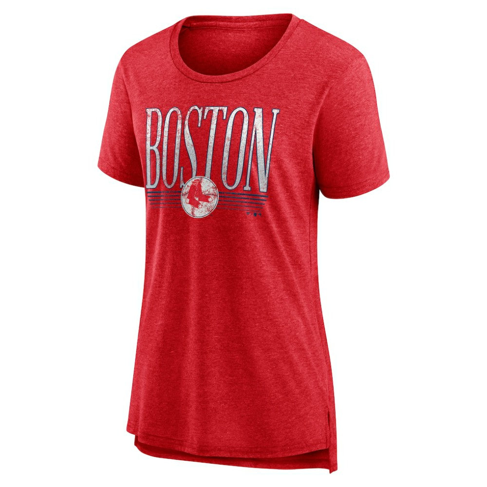 Boston Red Sox Women's Toppler Tri-Blend T-Shirt Red