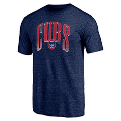 Chicago Cubs Line Corps Tri-Blend T-Shirt Navy
