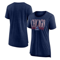 Chicago White Sox Women's Toppler Tri-Blend T-Shirt Navy
