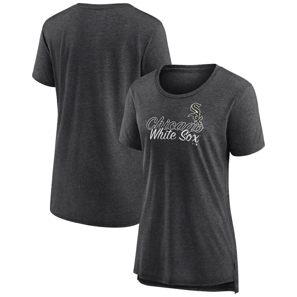 Chicago White Sox Women's Practice Time Tri-Blend T-Shirt Gray