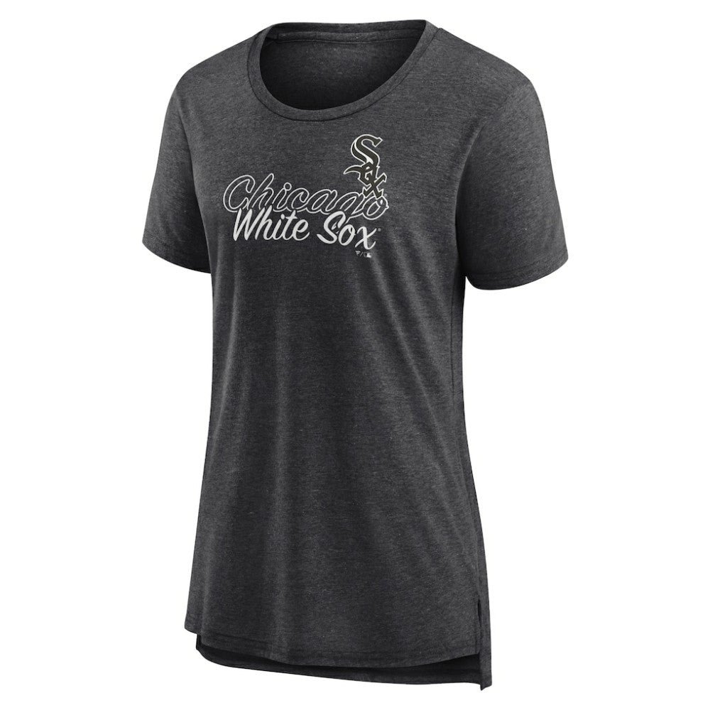 Chicago White Sox Women's Practice Time Tri-Blend T-Shirt Gray