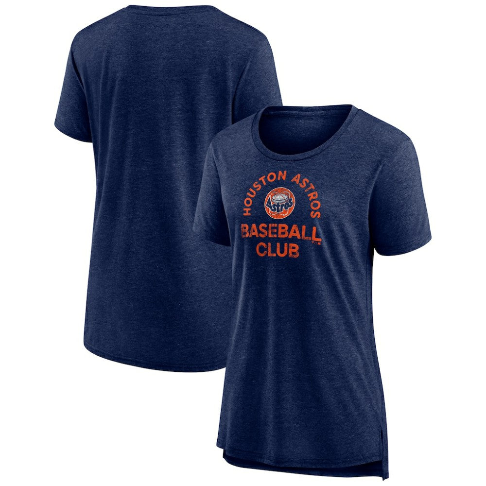 Houston Astros Women's Selected First Tri-Blend T-Shirt Navy