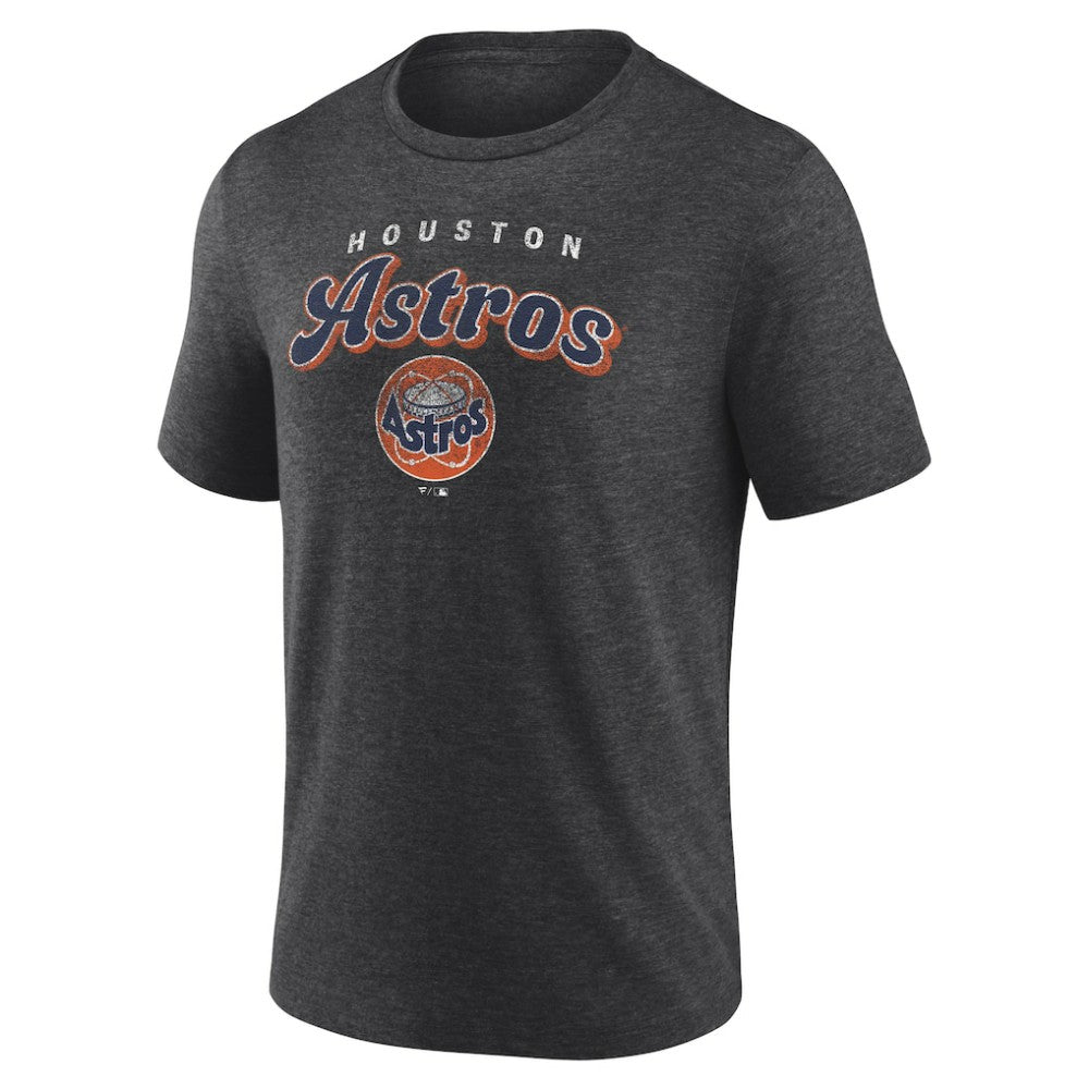 Houston Astros Wonderment Tri-Blend T-Shirt Charcoal
