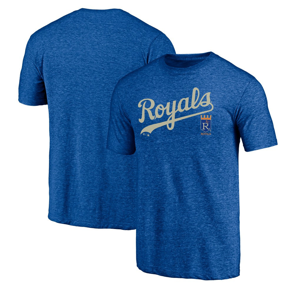 Kansas City Royals Cooperstown Series Sweep Tri-Blend T-Shirt Royal