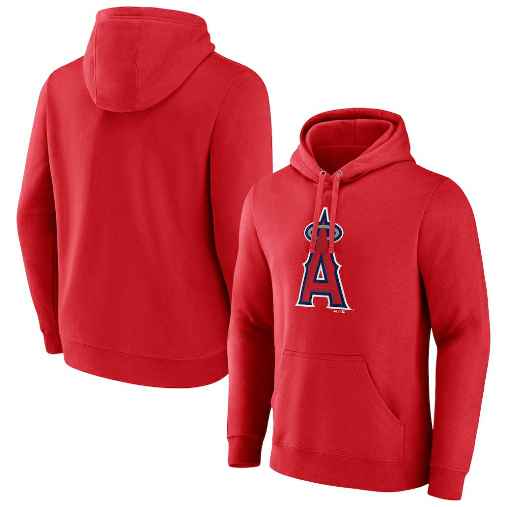 Los Angeles Angels Official Logo Pullover Hoodie Red