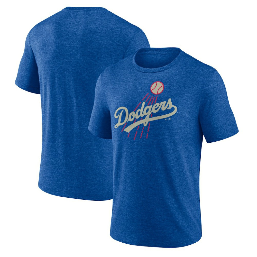 Los Angeles Dodgers Cooperstown Series Sweep Tri-Blend T-Shirt Royal