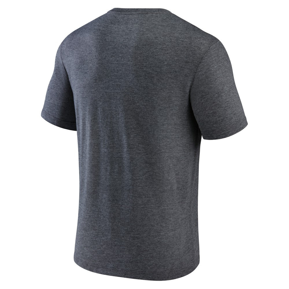 Milwaukee Brewers Brew Crew Fancy Tri-Blend T-Shirt Charcoal
