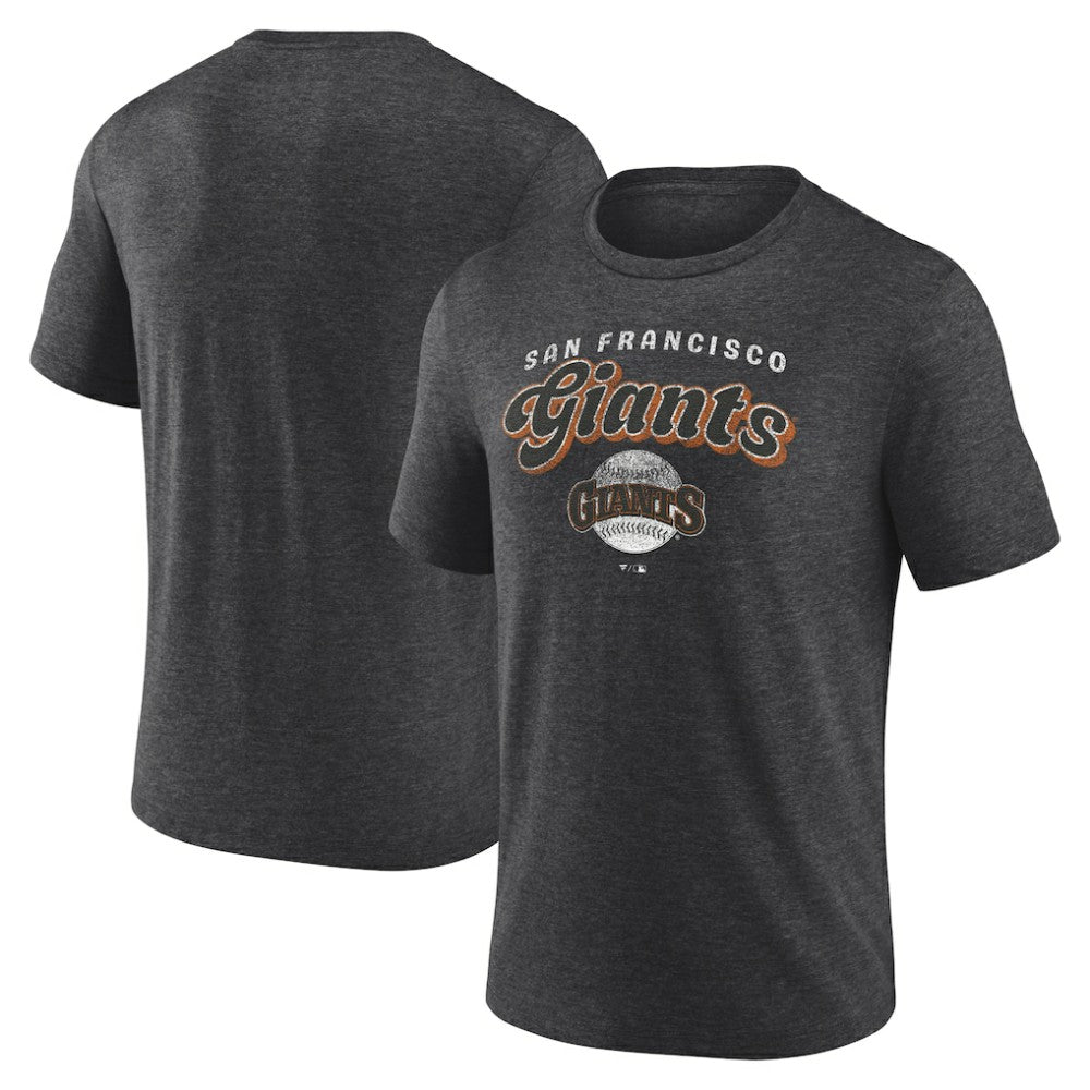 San Francisco Giants Wonderment Tri-Blend T-Shirt Charcoal