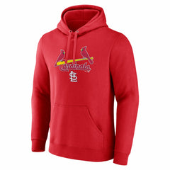 St. Louis Cardinals Team Lockup Pullover Hoodie Red