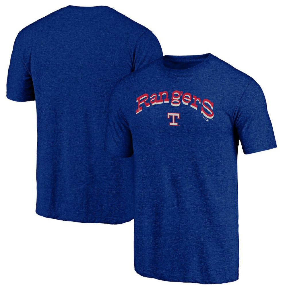 Texas Rangers Cooperstown Series Sweep Tri-Blend T-Shirt Royal