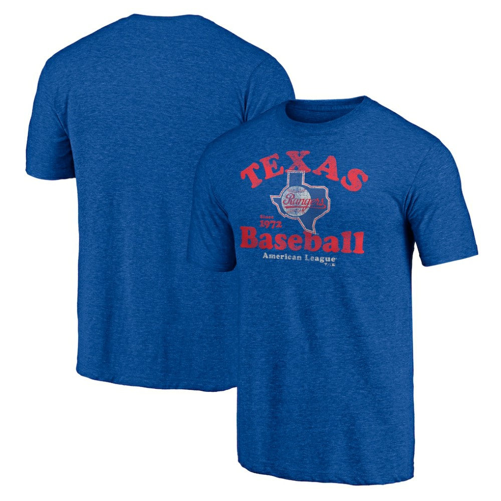 Texas Rangers Our Game Tri-Blend T-Shirt Royal