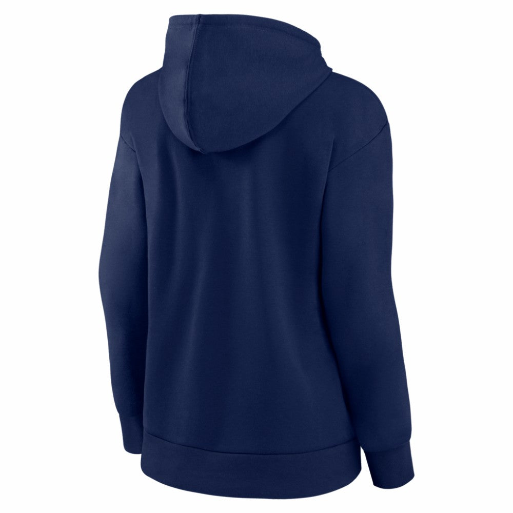 Washington Nationals Women's Distressed Team Pullover Hoodie Navy
