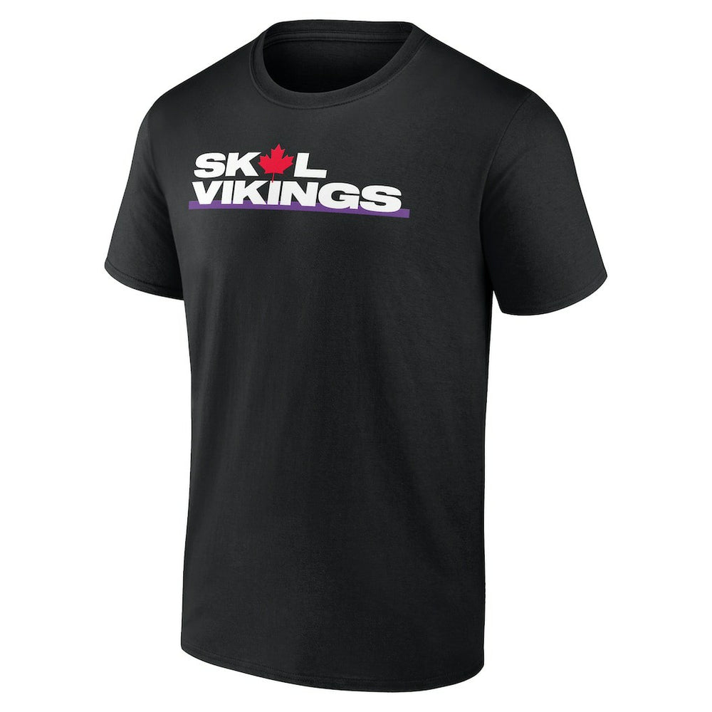 Minnesota Vikings Canada T-Shirt - Black on sale