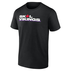 Minnesota Vikings Canada T-Shirt - Black on sale