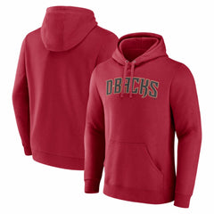 Arizona Diamondbacks Official Wordmark Pullover Hoodie Red