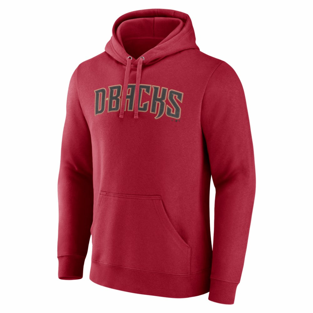 Arizona Diamondbacks Official Wordmark Pullover Hoodie Red