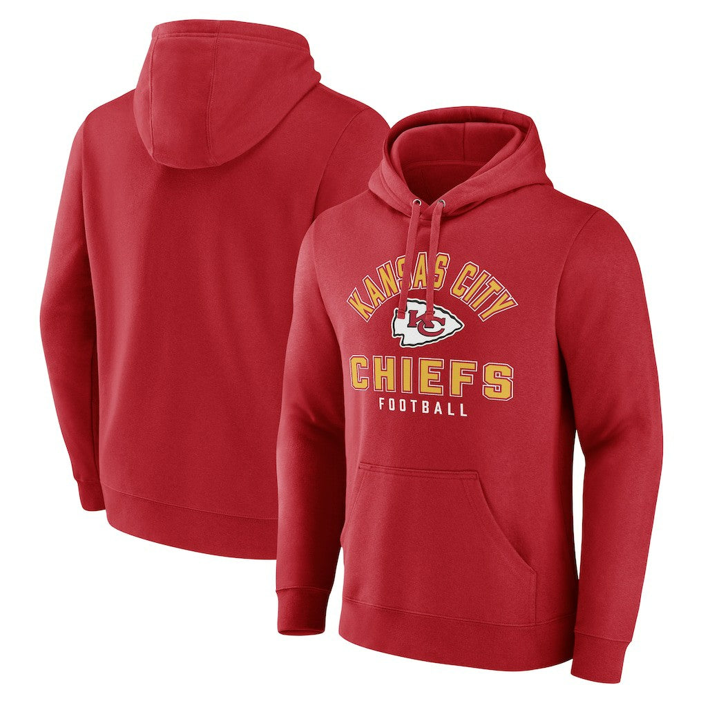 Kansas City Chiefs Between the Pylons Pullover Hoodie - Red sale