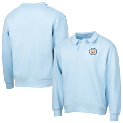 Manchester City Sport Design Sweden Retro Relaxed Fleece Sweatshirt - Light Blue sale