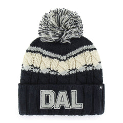 Dallas Cowboys '47 Women's Emma Cuffed Knit Hat with Pom - Navy for sale