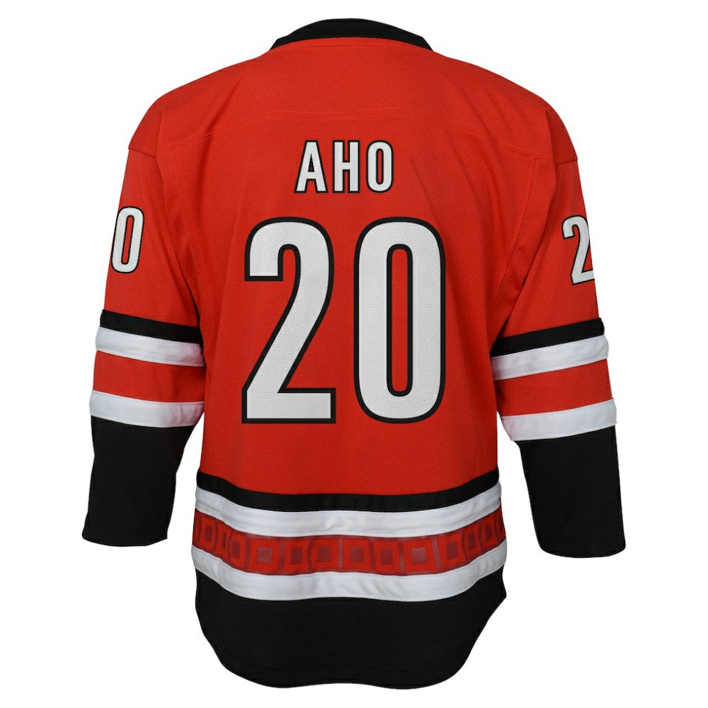Sebastian Aho Carolina Hurricanes Outerstuff Youth Alternate Replica Jersey - Red Jerseys