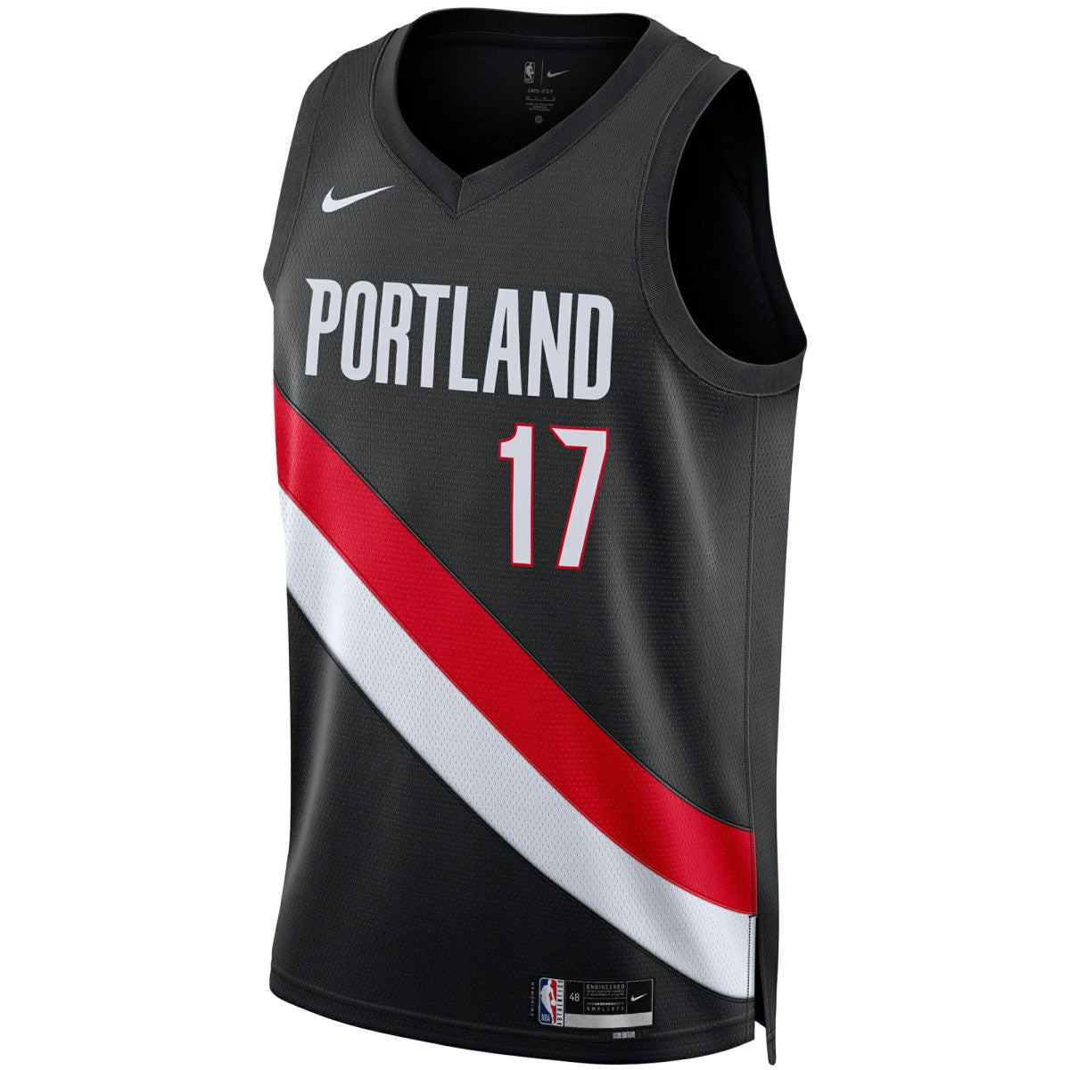 Shaedon Sharpe Portland Trail Blazers Unisex Swingman Jersey - Icon Edition - Black cheap