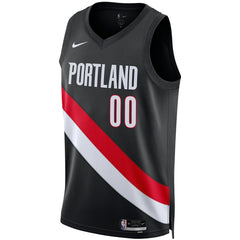 Scoot Henderson Portland Trail Blazers Unisex Swingman Jersey - Icon Edition - Black for sale