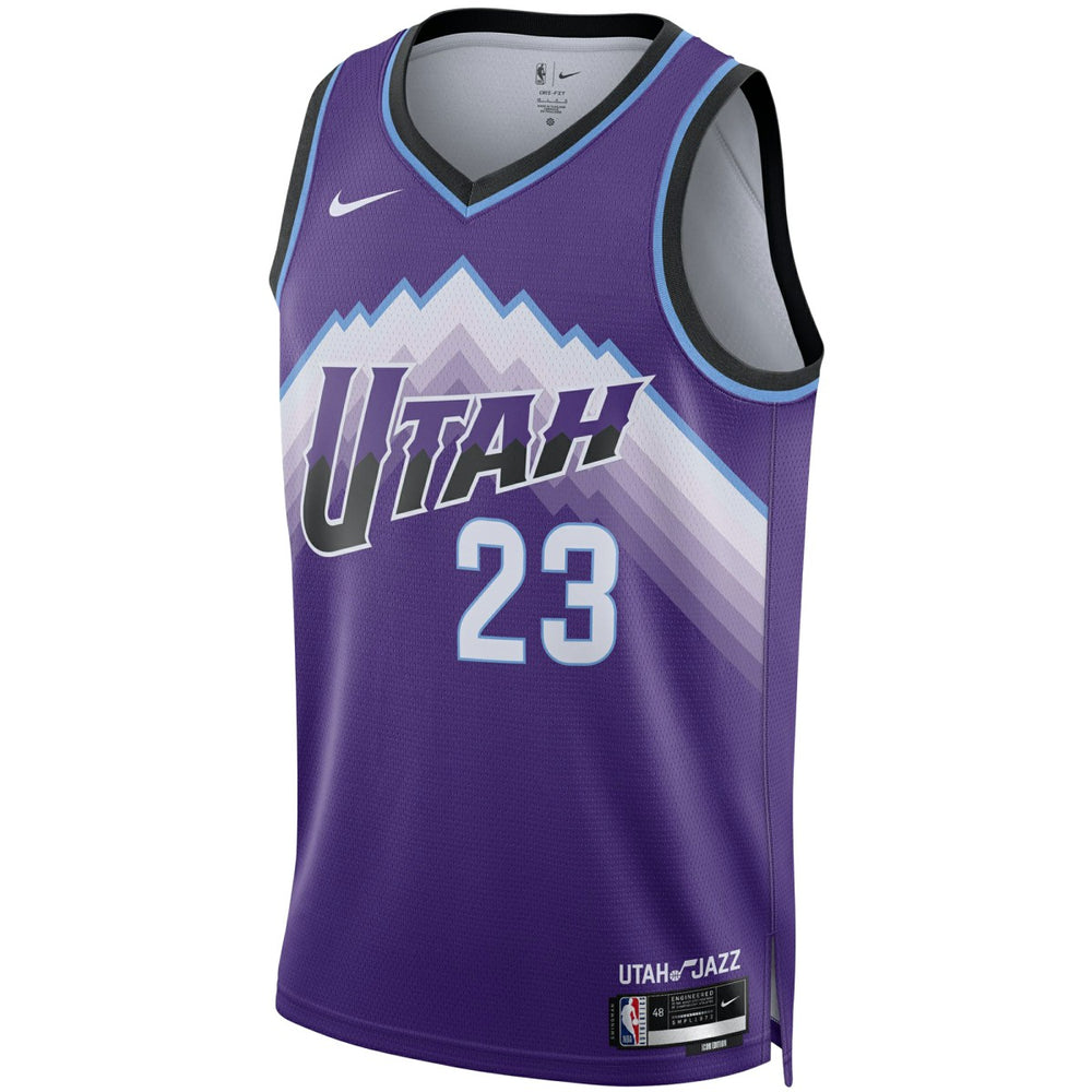 Lauri Markkanen Utah Jazz Unisex Swingman Jersey - Icon Edition - Purple discount