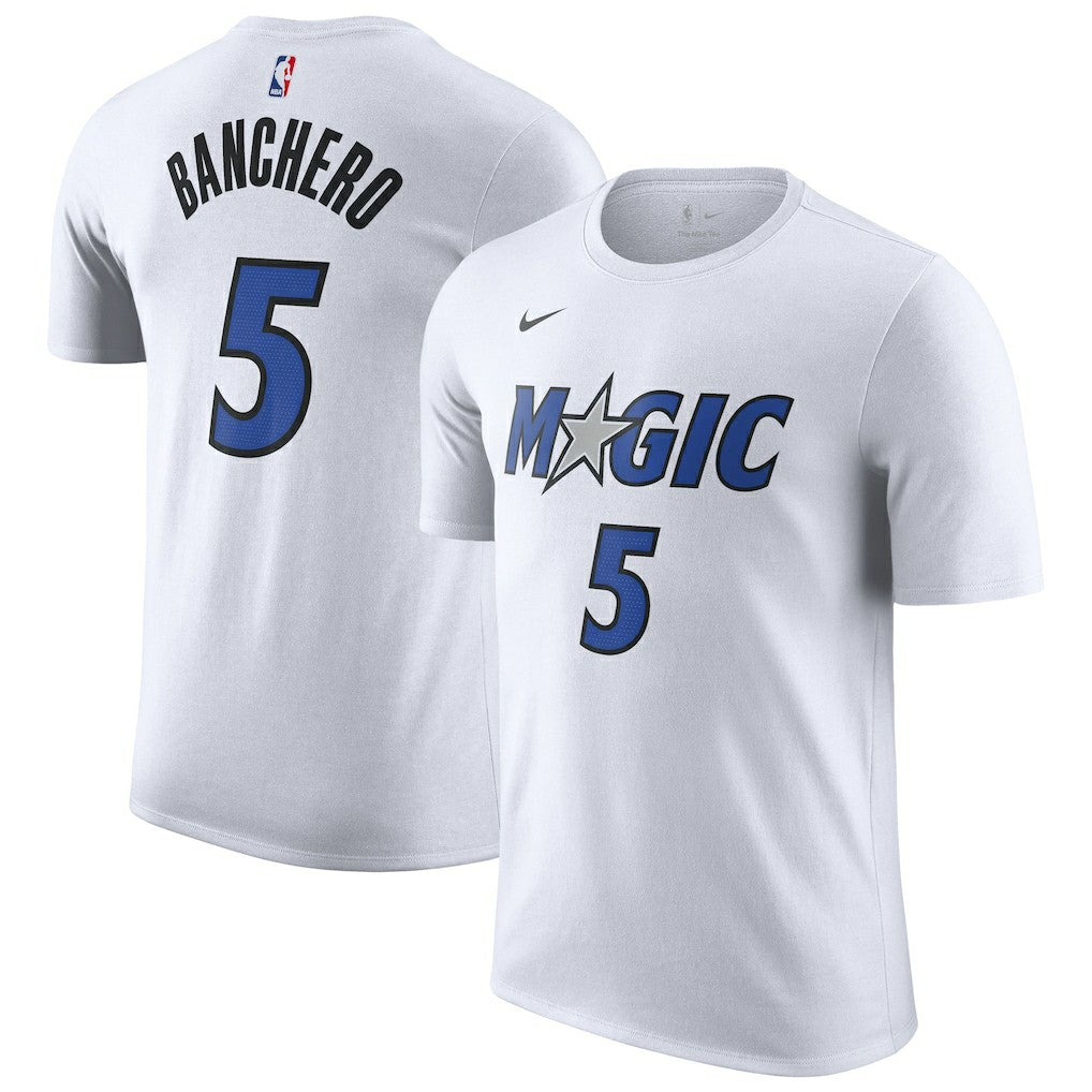 Paolo Banchero Orlando Magic Association Edition Name & Number T-Shirt - White online