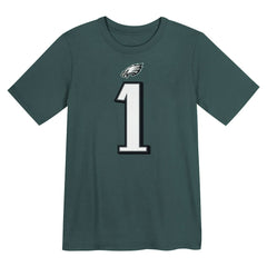 Jalen Hurts Philadelphia Eagles Preschool Player Name & Number T-Shirt - Midnight Green on sale