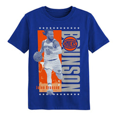Jalen Brunson New York Knicks Outerstuff Youth Answer T-Shirt - Royal discount
