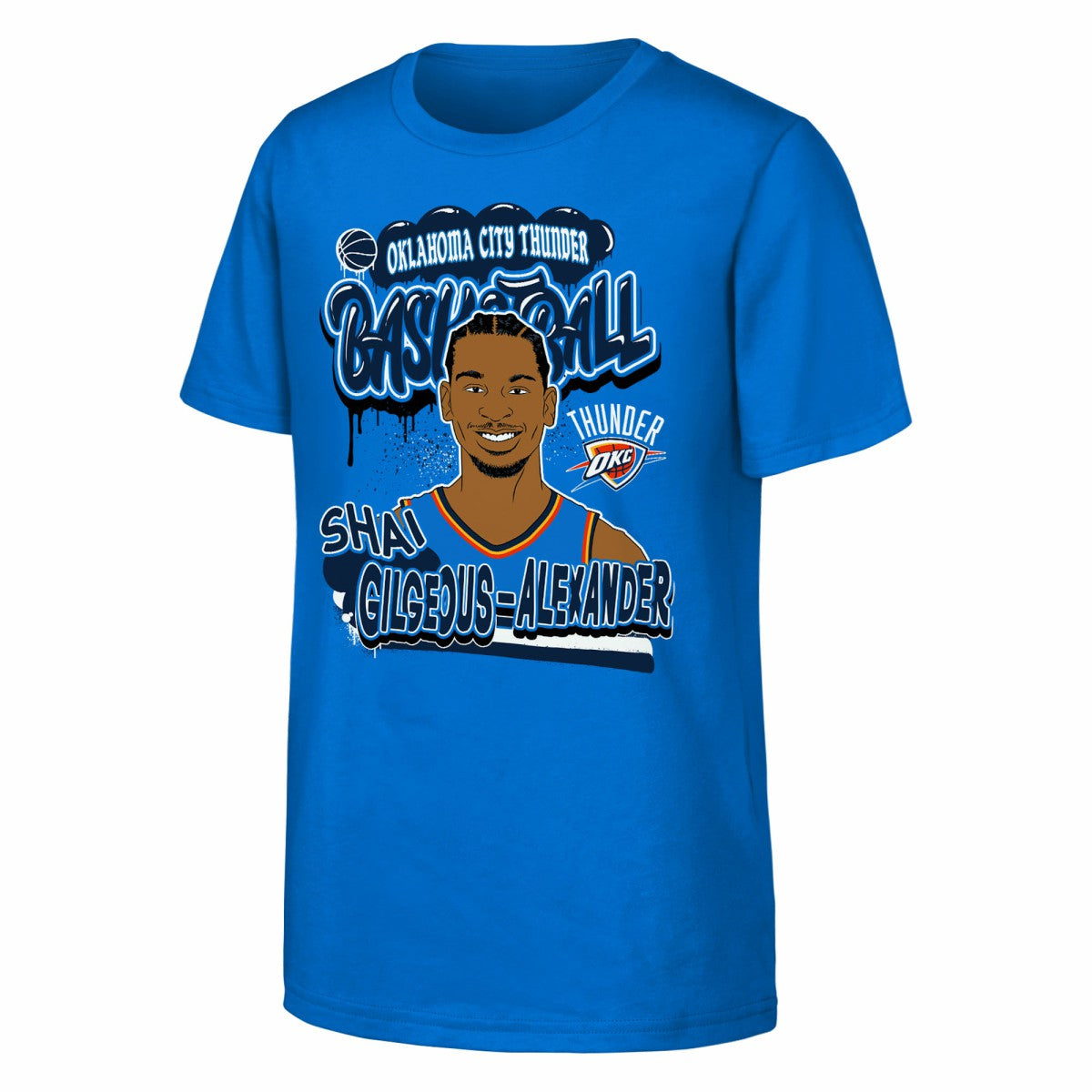 Shai Gilgeous-Alexander Oklahoma City Thunder Outerstuff Youth Baller T-Shirt - Blue shop
