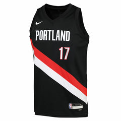 Shaedon Sharpe Portland Trail Blazers Youth Icon Edition Swingman Jersey - Black cheap