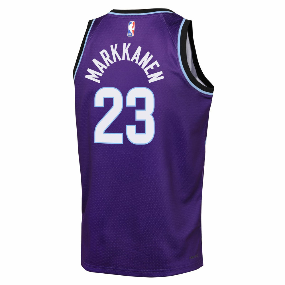 Lauri Markkanen Utah Jazz Youth Icon Edition Swingman Jersey - Purple outlet