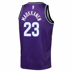 Lauri Markkanen Utah Jazz Youth Icon Edition Swingman Jersey - Purple outlet