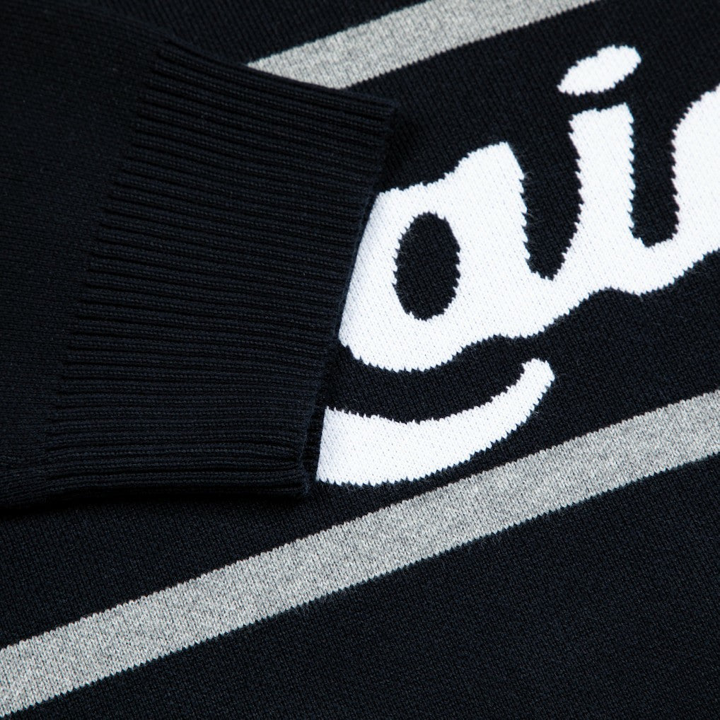 Las Vegas Raiders GOLF WANG Jacquard Pullover Sweater - Black discount