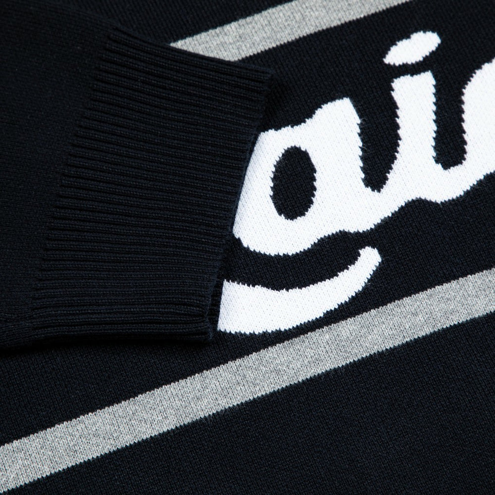 Las Vegas Raiders GOLF WANG Jacquard Pullover Sweater - Black discount