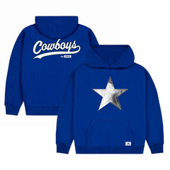Dallas Cowboys GOLF WANG Cutout Pullover Hoodie - Royal for sale