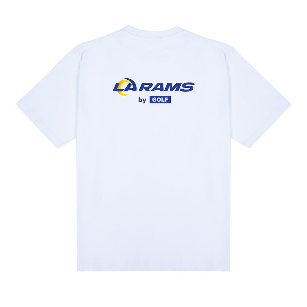 Los Angeles Rams GOLF WANG Cutout T-Shirt - White discount