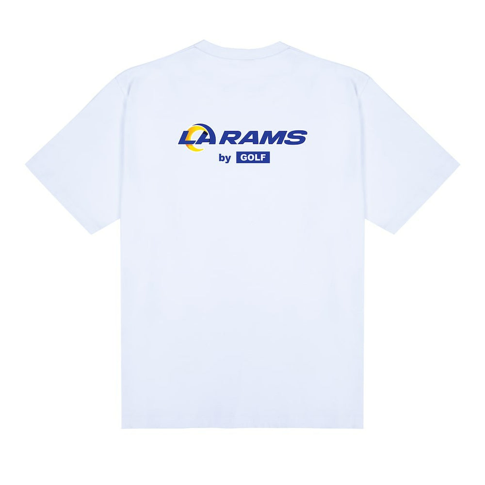 Los Angeles Rams GOLF WANG Cutout T-Shirt - White discount