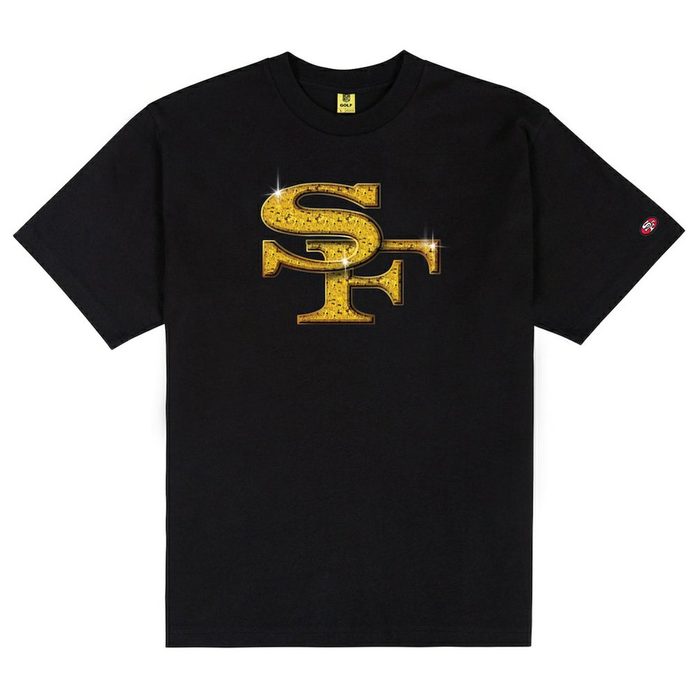San Francisco 49ers GOLF WANG Cutout T-Shirt - Black online