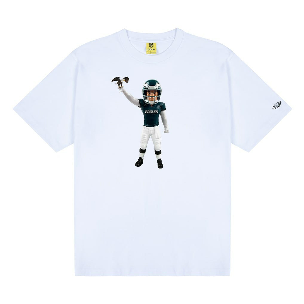 Philadelphia Eagles GOLF WANG Bobblehead T-Shirt - White discount